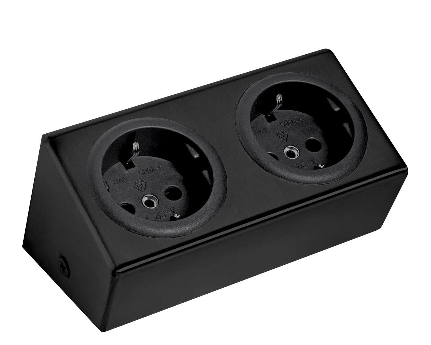 THEBO Steckdosenelement ST 3050 ST/2 in EDELSTAHL oder SCHWARZ / Mehrfachsteckdose – Bild 8
