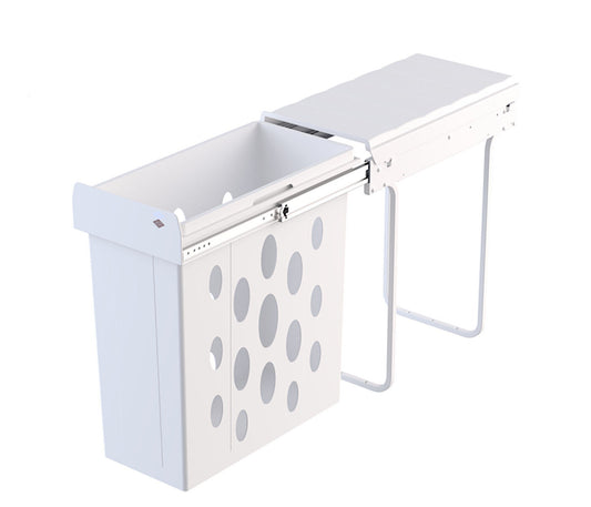 WESCO Traditionline Laundry 545 S/300-1, weiß mit Vollauszug ab 30 cm Schrankbreite