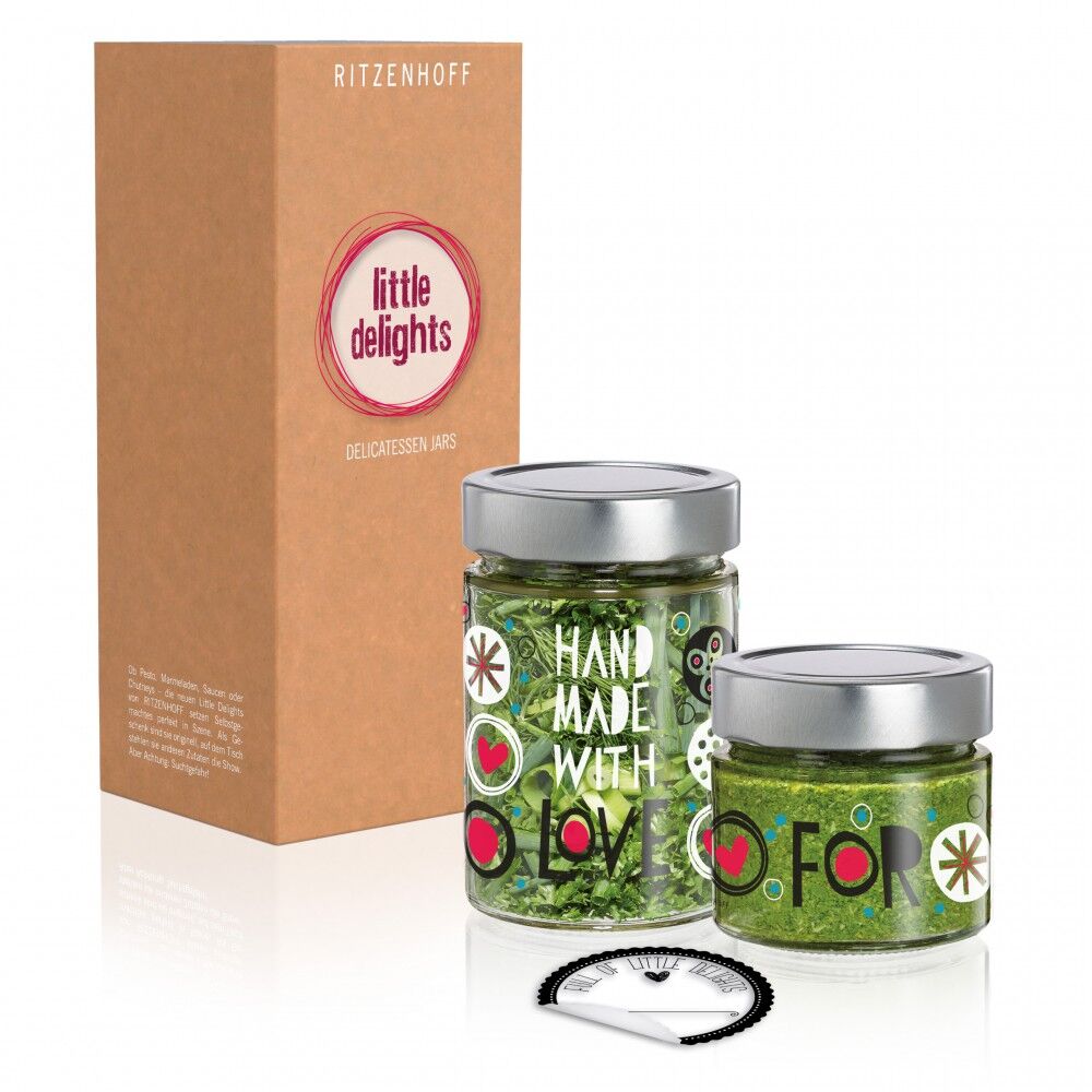 Little Delights Design Feinkostgläserset, Julien Chung 2017 / Ritzenhoff Feinkostgläser