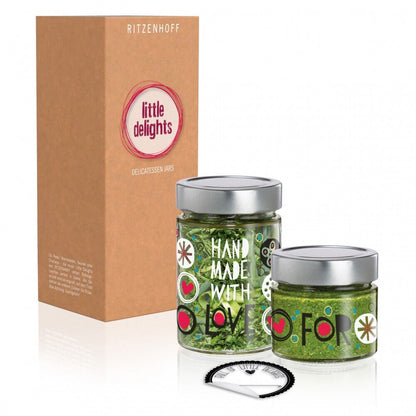 Little Delights Design Feinkostgläserset, Julien Chung 2017 / Ritzenhoff Feinkostgläser