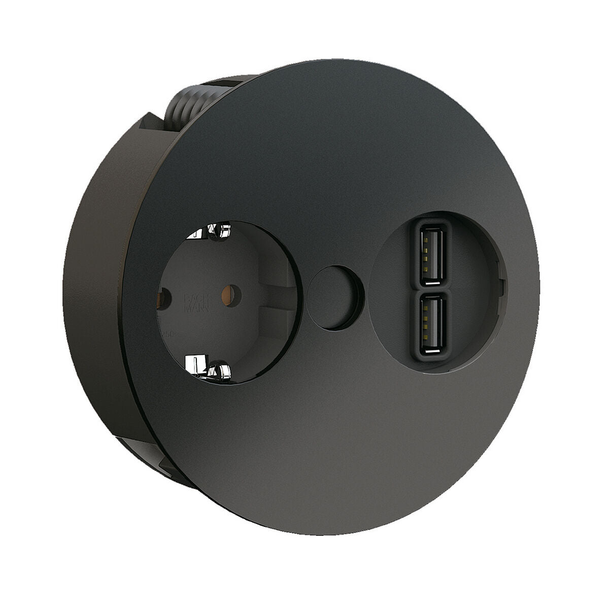 BACHMANN TWIST mit Schuko-Steckdose und USB-Doppelcharger / Deutsche Norm / BACHMANN / Steckdose – Bild 6