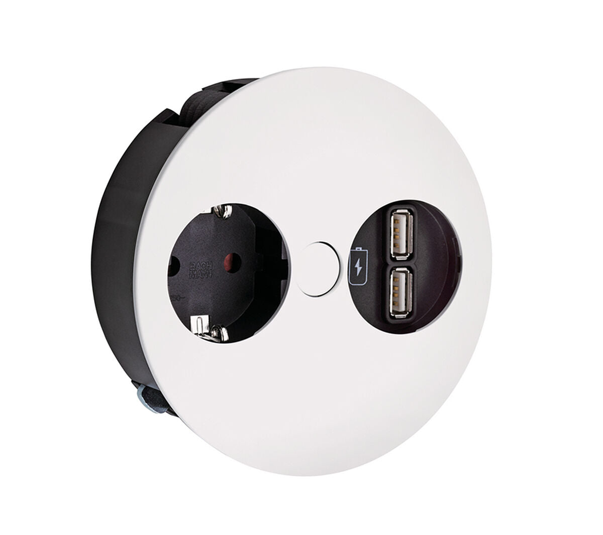 BACHMANN TWIST mit Schuko-Steckdose und USB-Doppelcharger / Deutsche Norm / BACHMANN / Steckdose – Bild 5