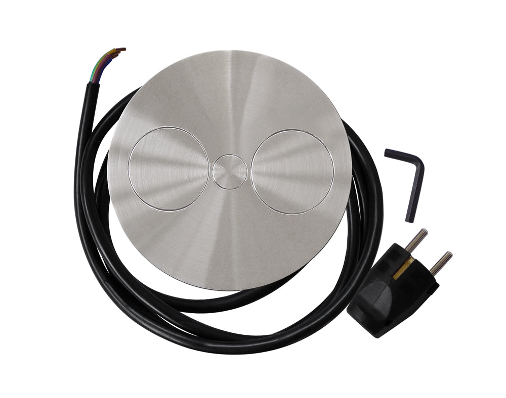 BACHMANN TWIST mit Schuko-Steckdose und USB-Doppelcharger / Deutsche Norm / BACHMANN / Steckdose