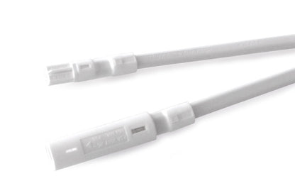 THEBO Verbindungsleitung weiß 7,5 mm-System / 250 Volt/2,5A / Leuchtenverbindung – Bild 2