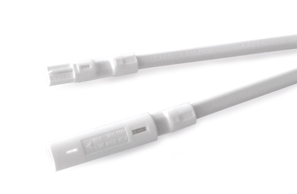 THEBO Verbindungsleitung weiß 7,5 mm-System / 250 Volt/2,5A / Leuchtenverbindung