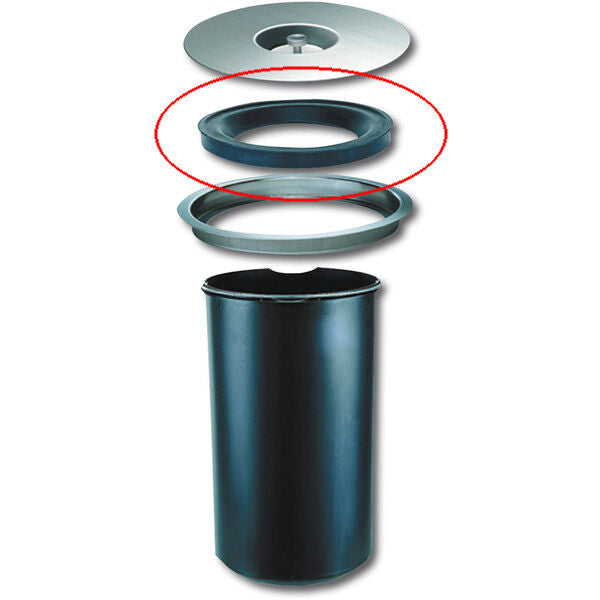 WESCO Dichtring schwarz für Ergo-Master 11 ltr. / DASSA Einbauabfalleimer / Ersatzteil – Bild 2