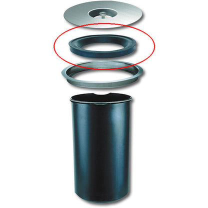 WESCO Dichtring schwarz für Ergo-Master 11 ltr. / DASSA Einbauabfalleimer / Ersatzteil – Bild 2