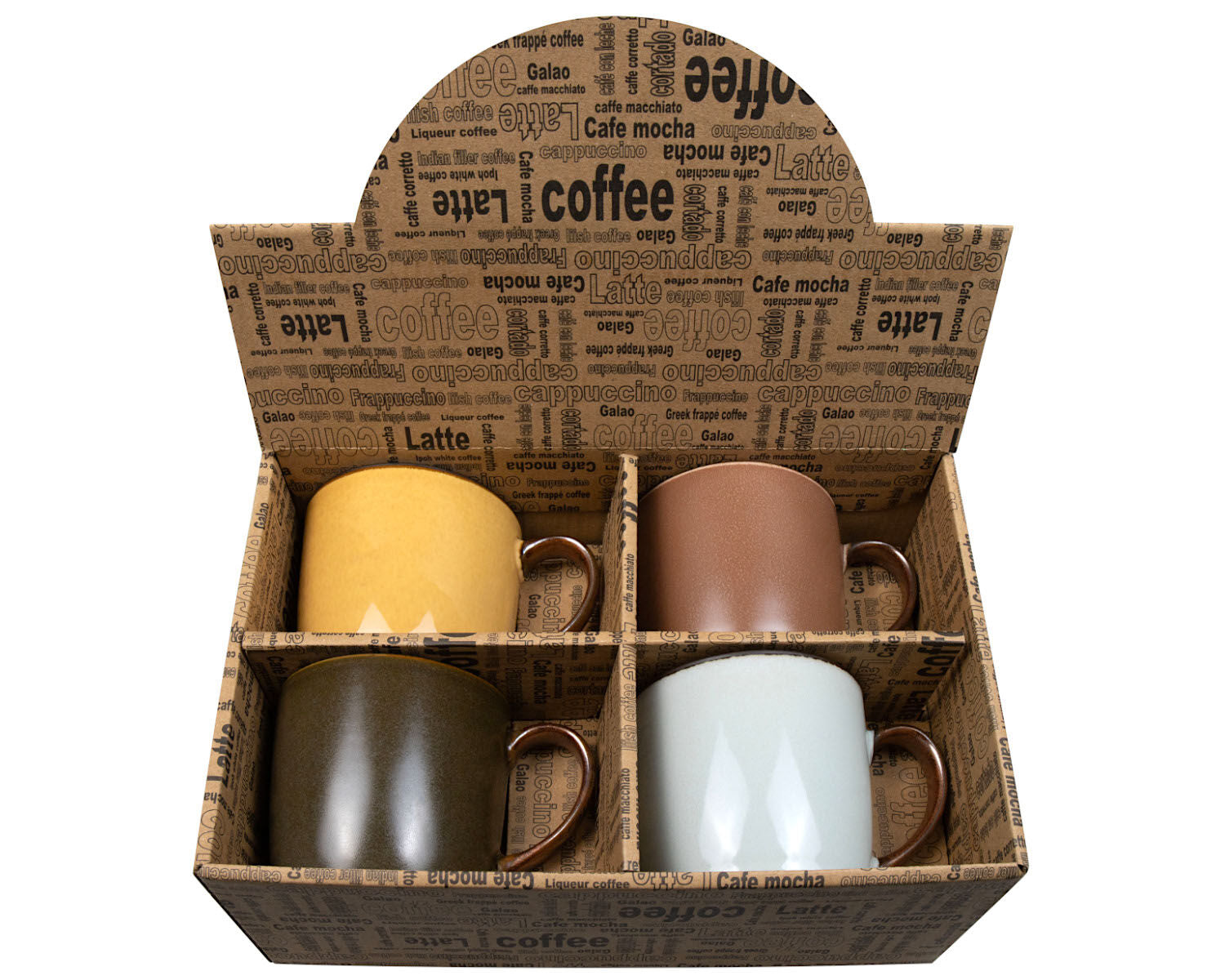 WAECHTERSBACH 4150000016 Becher Set JUST COFFEE 4 Stk. im Geschenkkarton, Bone China – Bild 7
