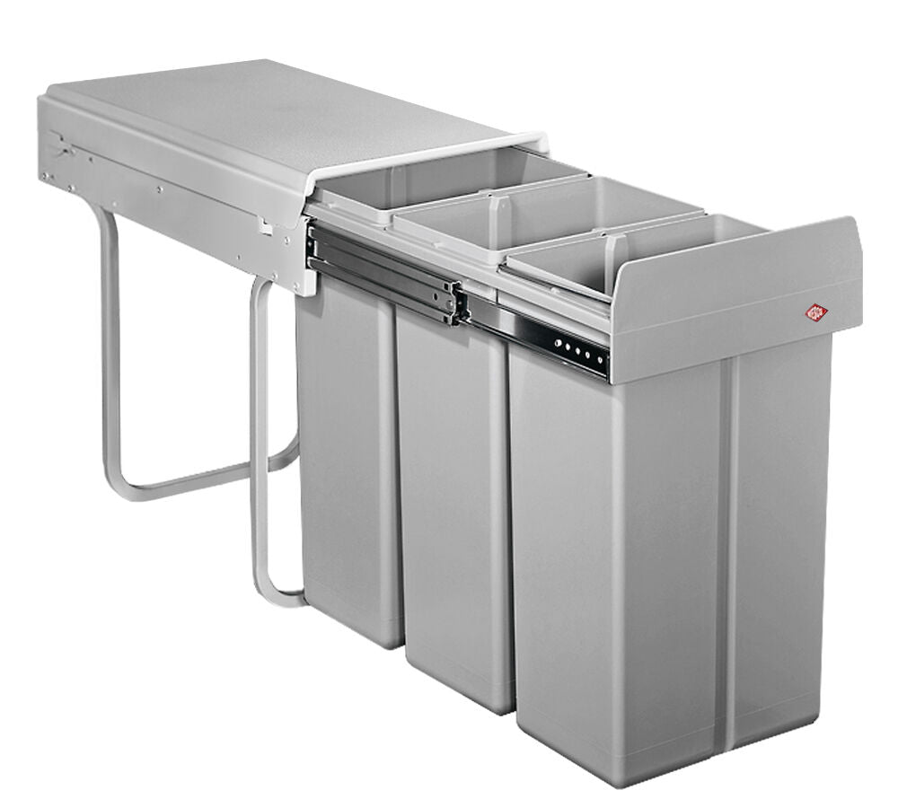 WESCO 757611-85 Abfallsorter Bio-Trio 30 DT (3x10) Liter ab 30 cm Schrankbreite / TRENTA 1