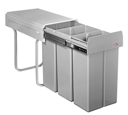 WESCO 757611-85 Abfallsorter Bio-Trio 30 DT (3x10) Liter ab 30 cm Schrankbreite / TRENTA 1