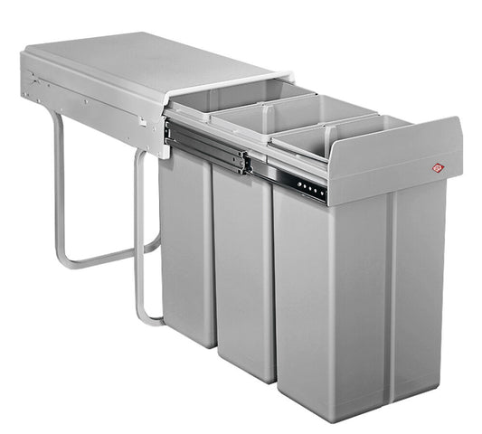WESCO 757611-85 Abfallsorter Bio-Trio 30 DT (3x10) Liter ab 30 cm Schrankbreite / TRENTA 1