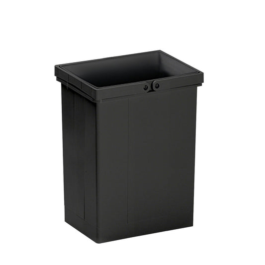 WESCO 8011612 Ersatzeimer anthrazit 8 Liter Volumen, Doppelbügel aus Kunststoff / Eimer