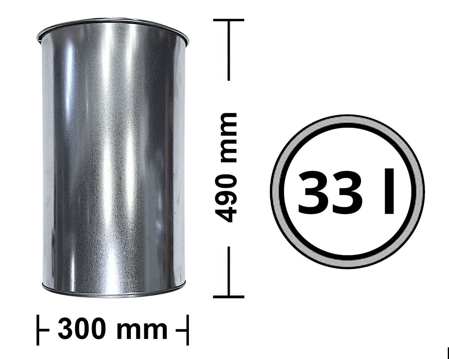 WESCO Einsatz 8011969 für Kickmaster Soft 33 Liter / Ersatzeimer – Bild 2