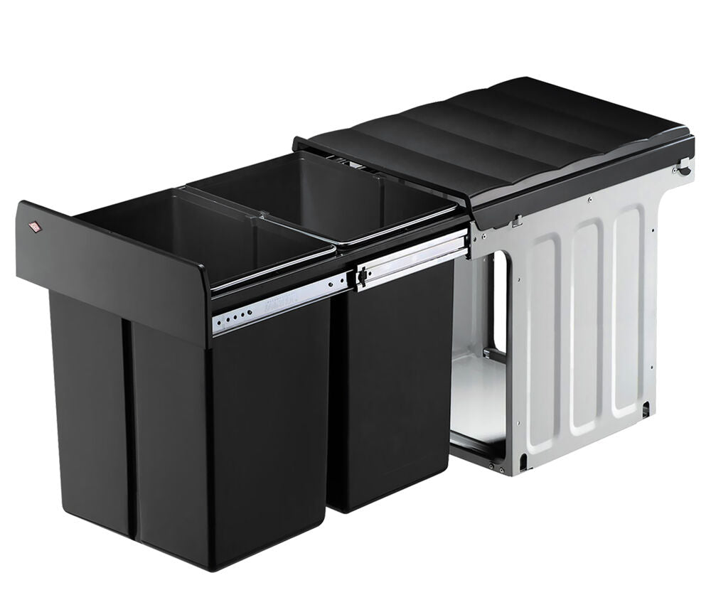 WESCO 887911-11 Abfallsorter DOUBLE MASTER MAXI 40 DT ab 40 cm Schrankbreite / Abfallvolumen 40 Liter (2x20) /…