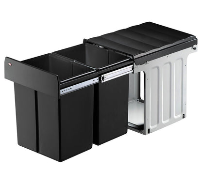 WESCO 887911-11 Abfallsorter DOUBLE MASTER MAXI 40 DT ab 40 cm Schrankbreite / Abfallvolumen 40 Liter (2x20) /…