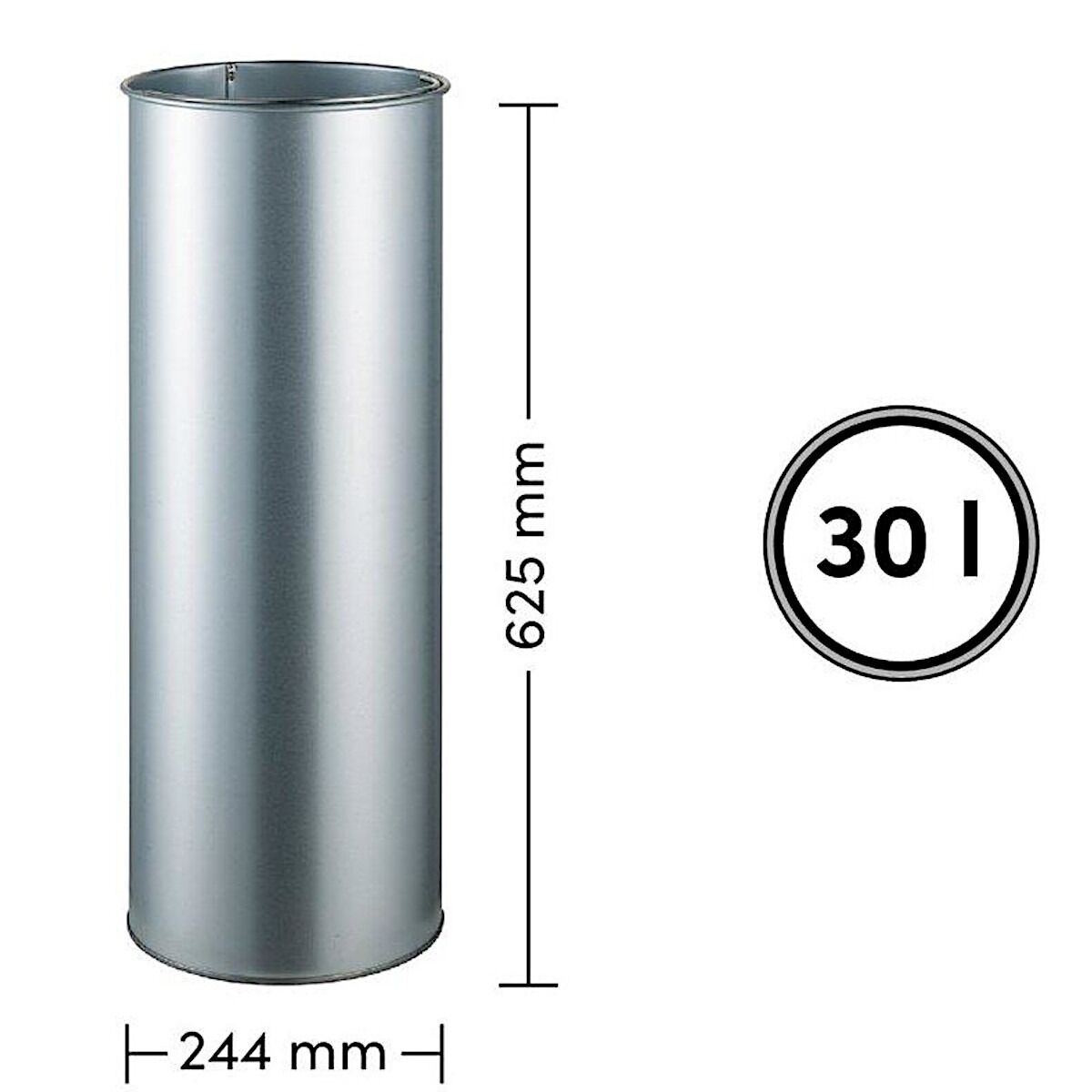 WESCO Einsatz M1353030-1 für Baseboy 30 Liter Abfallsammler / Ersatzteil – Bild 2