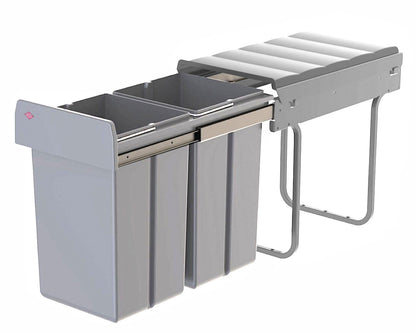 WESCO Traditionline DOUBLE-BOY 410 X / 300-2, alugrau ab 30 cm Schrankbreite