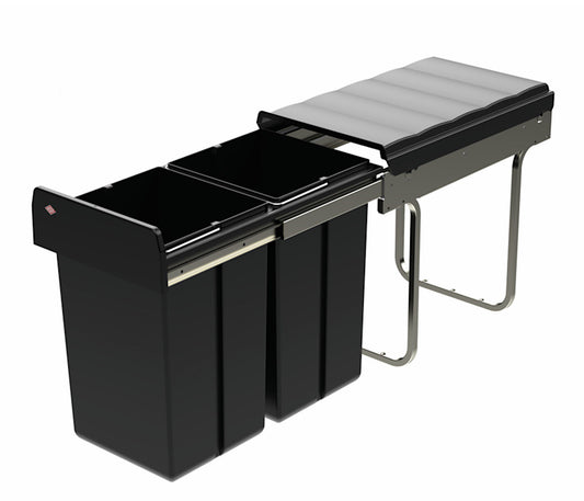 WESCO Traditionline Double-Boy 410 ECO/300-2, schwarz ab 30 cm Schrankbreite