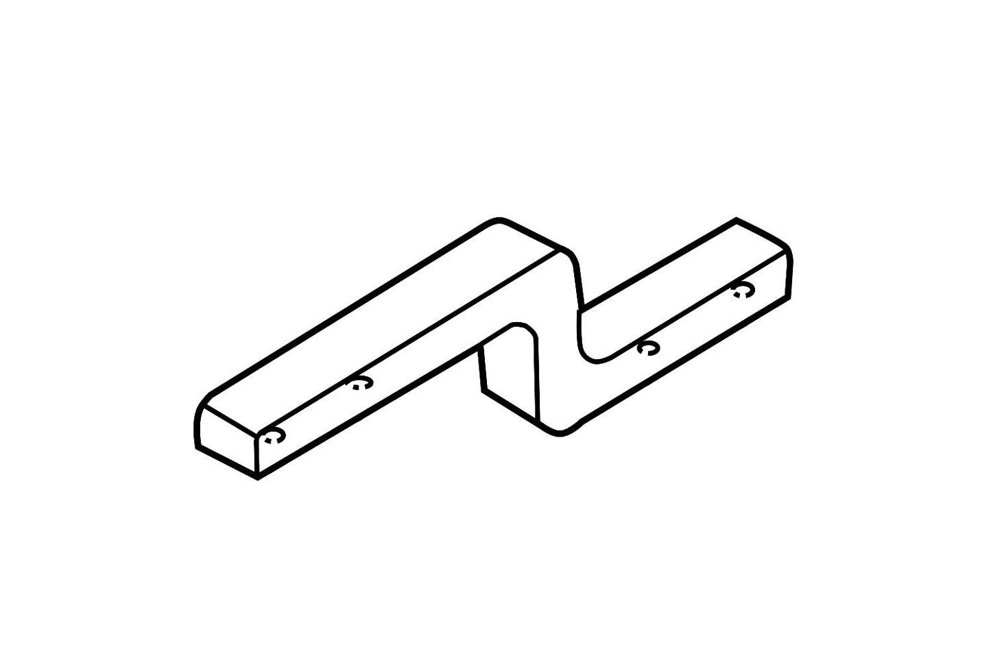 WESCO M7091012-1 Deckelverbinder für Ökontainer Junior DT / Verbindungsbrücke