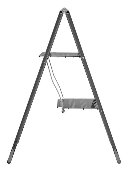 W.steps, VIKINGSTEP MIDI Grey, WL728502, extrem kompakte Trittleiter grau lackiert – Bild 2