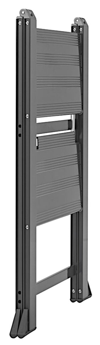 W.steps, VIKINGSTEP MIDI Grey, WL728502, extrem kompakte Trittleiter grau lackiert – Bild 5