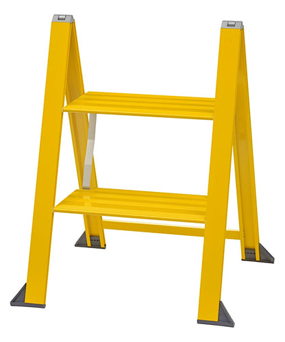 W.steps, VIKINGSTEP MIDI Yellow, WL728502, extrem kompakte Trittleiter gelb lackiert