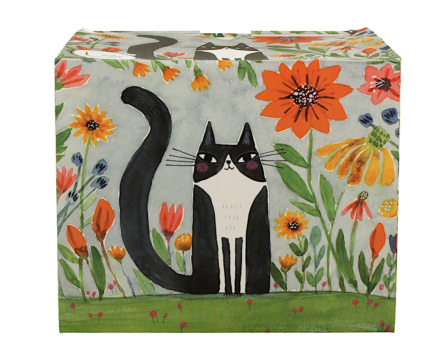 DUO ANIMALS XXL Becher 1000 ml CAT'S WORLD - MEADOW aus New Bone China Porzellan – Bild 3