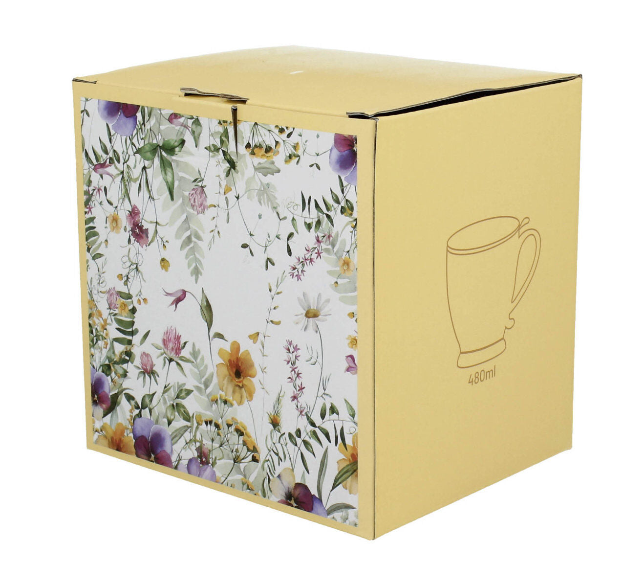 DUO Becher PANSY mit Fuß, 500 ml, inkl. Deckel und Teesieb, New Bone China Porzellan – Bild 6