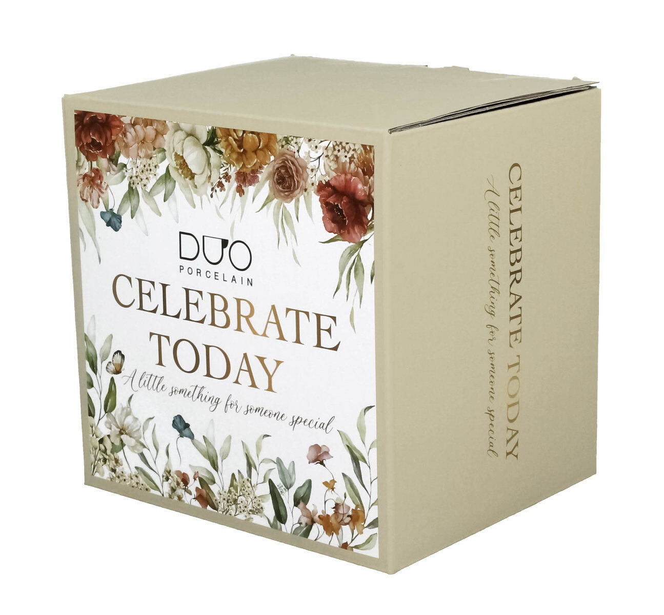 DUO Becher REBECCA mit Fuß, 500 ml, inkl. Deckel und Teesieb, New Bone China Porzellan – Bild 5