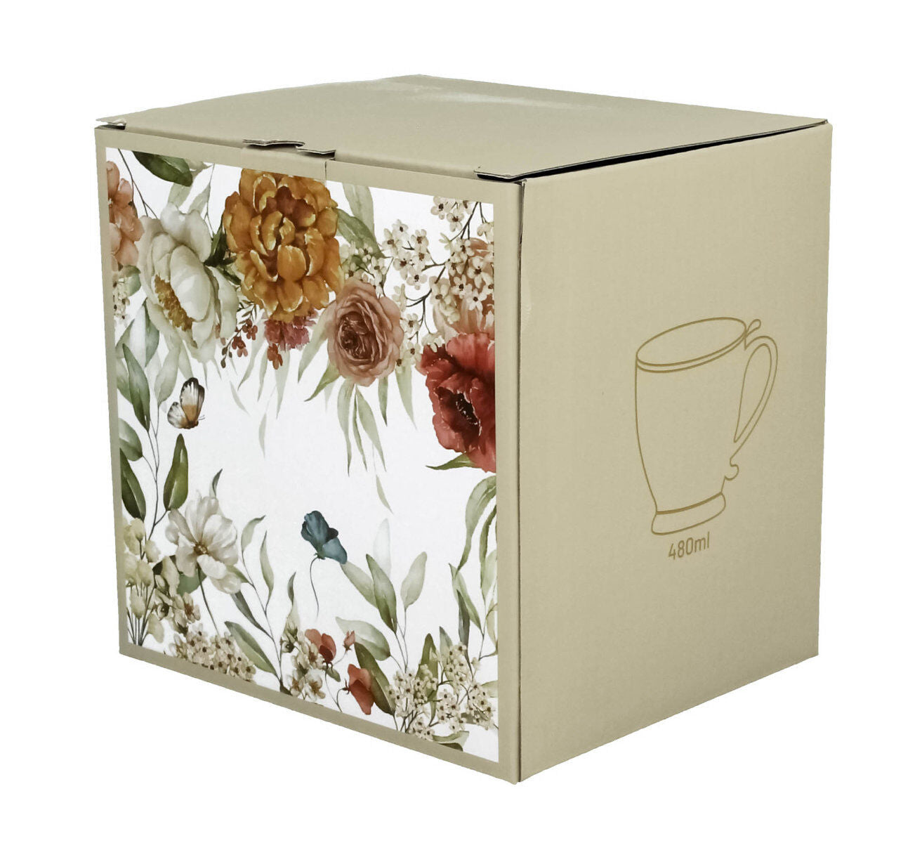 DUO Becher REBECCA mit Fuß, 500 ml, inkl. Deckel und Teesieb, New Bone China Porzellan – Bild 6
