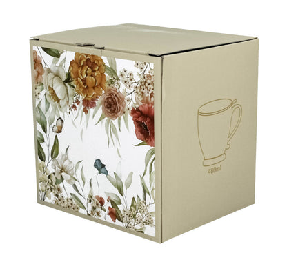 DUO Becher REBECCA mit Fuß, 500 ml, inkl. Deckel und Teesieb, New Bone China Porzellan – Bild 6