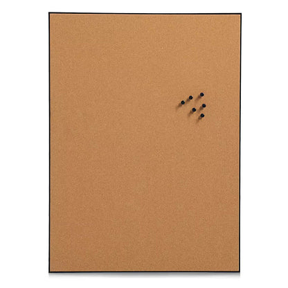 ZELLER 11278 Pinboard aus Kork, MDF/Kunststoff, schwarz ca. 43,2 x 58,4 cm