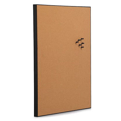 ZELLER 11278 Pinboard aus Kork, MDF/Kunststoff, schwarz ca. 43,2 x 58,4 cm