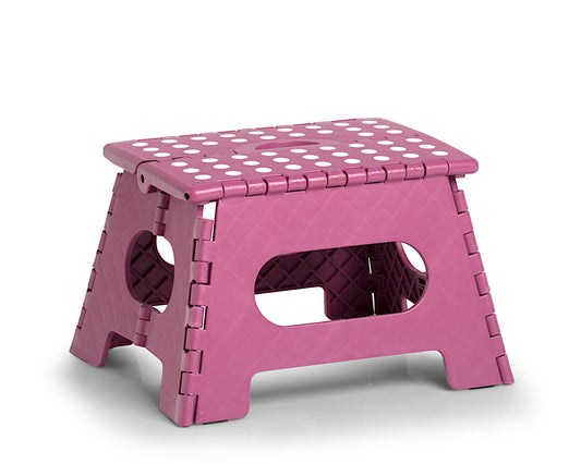 ZELLER Klapphocker 13033 aus Kunststoff, beere / Tritt / Klappstiege