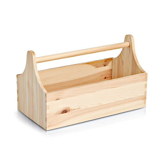 ZELLER Werkzeugkiste 13329 aus FSC-zertifiziertem Kieferholz / Holzbox