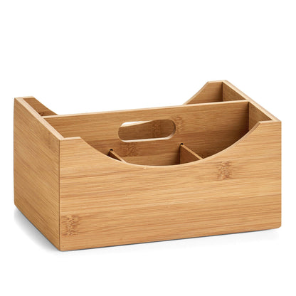 ZELLER Ordnungsbox 13336 mit Griff, Bambus und MDF / Organizer