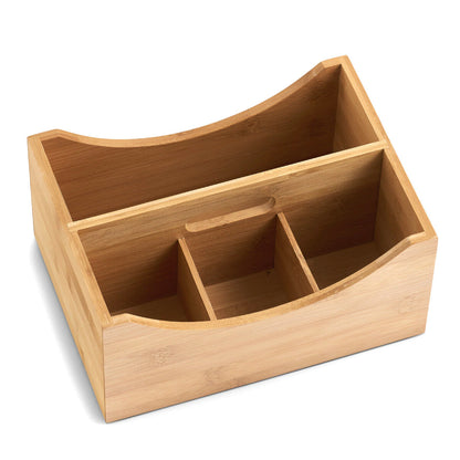 ZELLER Ordnungsbox 13336 mit Griff, Bambus und MDF / Organizer