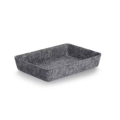 ZELLER 14388 Organizer-Set 8-tlg. aus Filz, grau