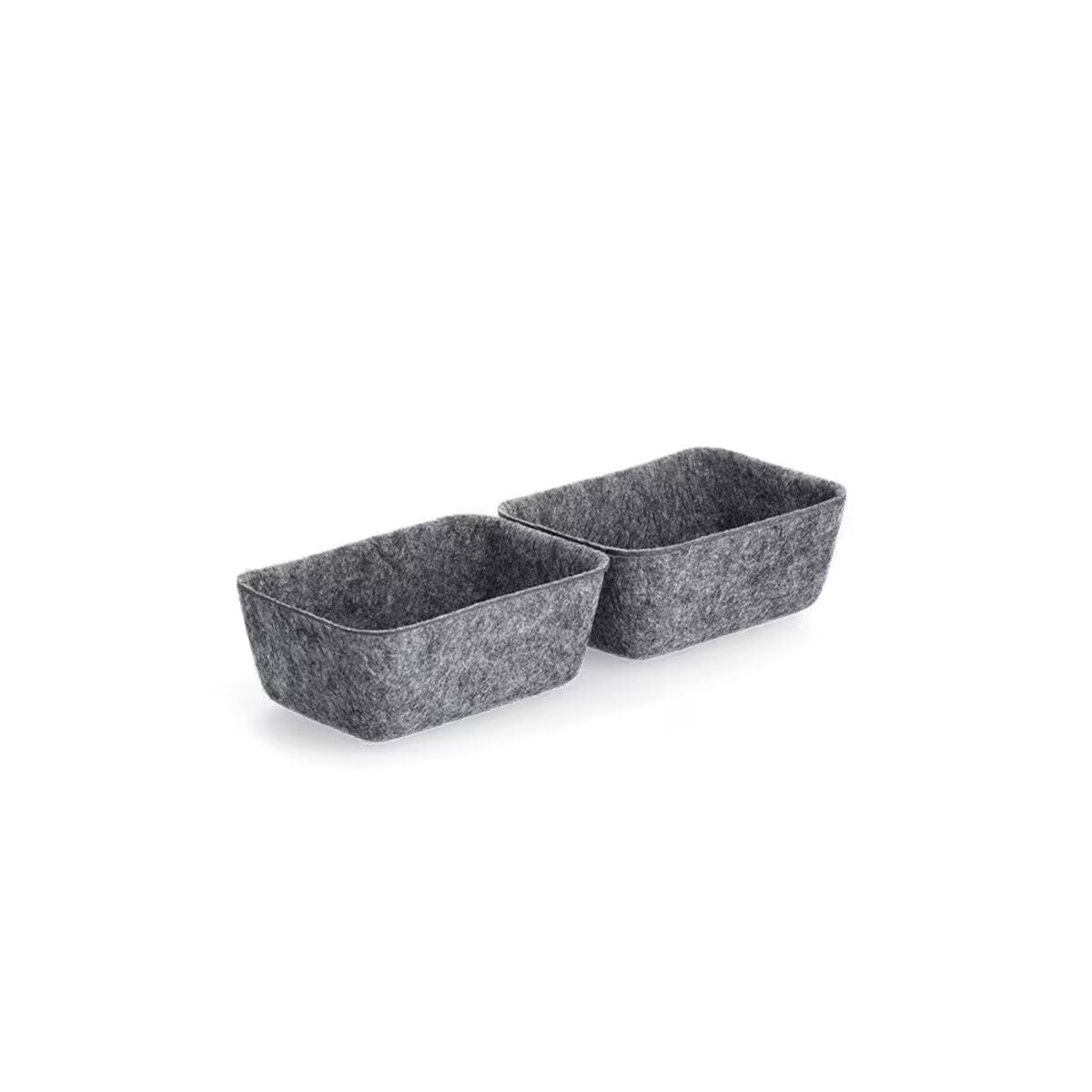 ZELLER 14388 Organizer-Set 8-tlg. aus Filz, grau