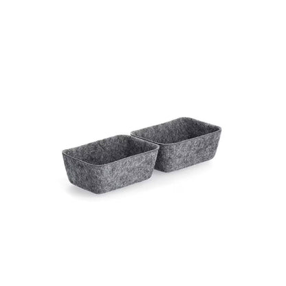 ZELLER 14388 Organizer-Set 8-tlg. aus Filz, grau