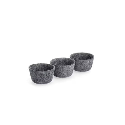ZELLER 14388 Organizer-Set 8-tlg. aus Filz, grau