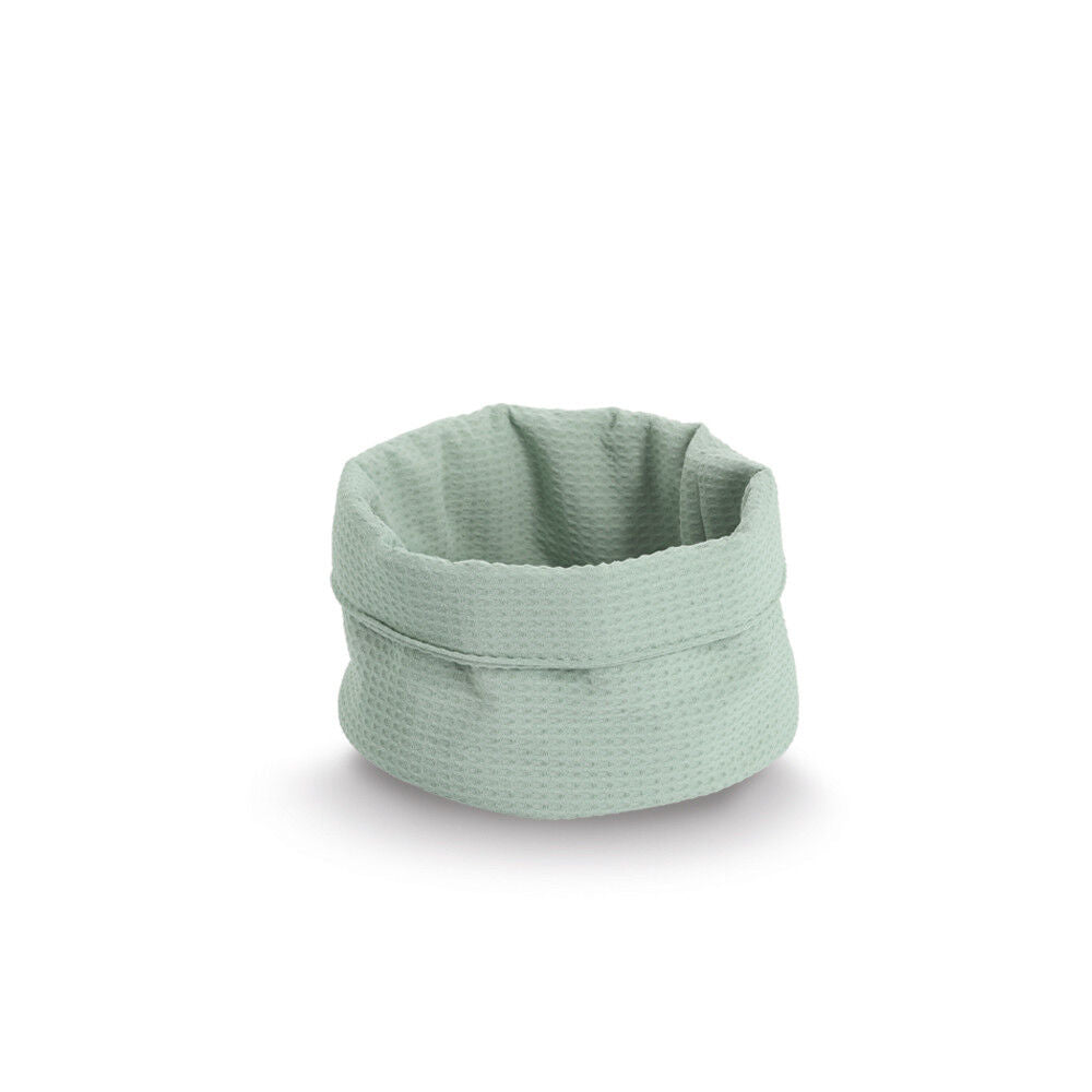 ZELLER Aufbewahrungskorb Waffelpiqué, Polyester / Korb
