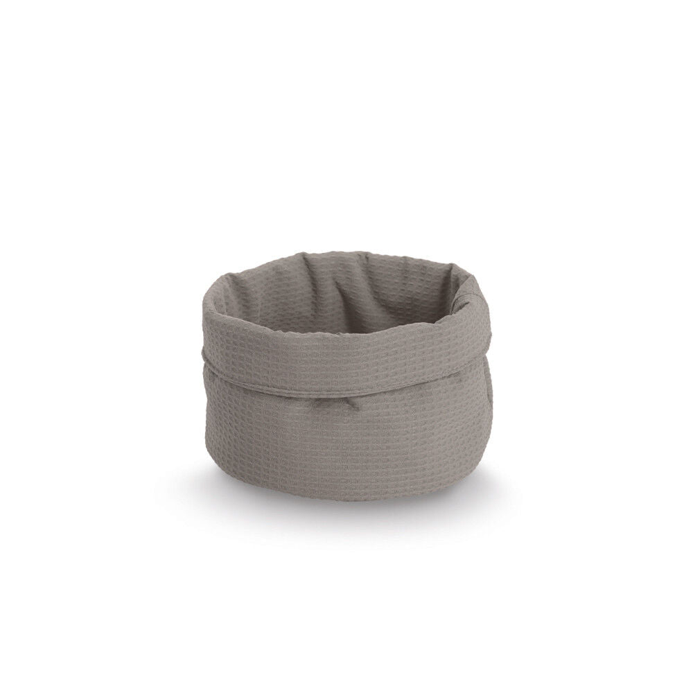 ZELLER Aufbewahrungskorb Waffelpiqué, Polyester / Korb