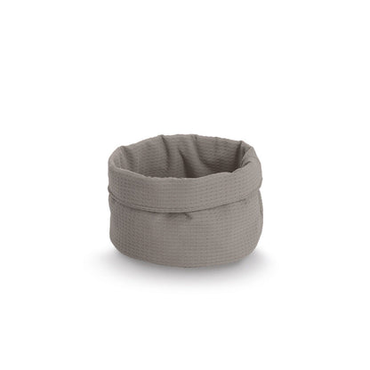 ZELLER Aufbewahrungskorb Waffelpiqué, Polyester / Korb
