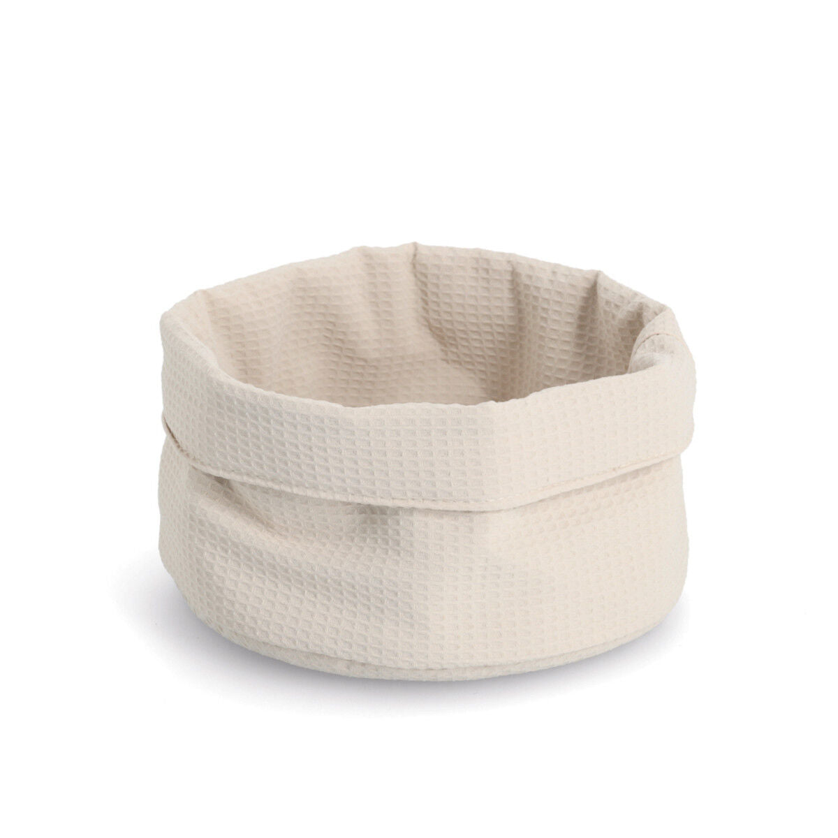 ZELLER Aufbewahrungskorb Waffelpiqué, Polyester / Korb