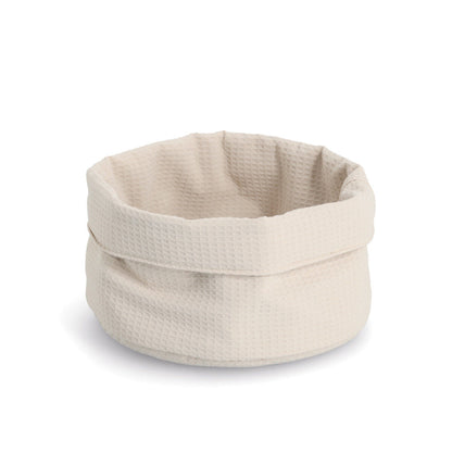 ZELLER Aufbewahrungskorb Waffelpiqué, Polyester / Korb