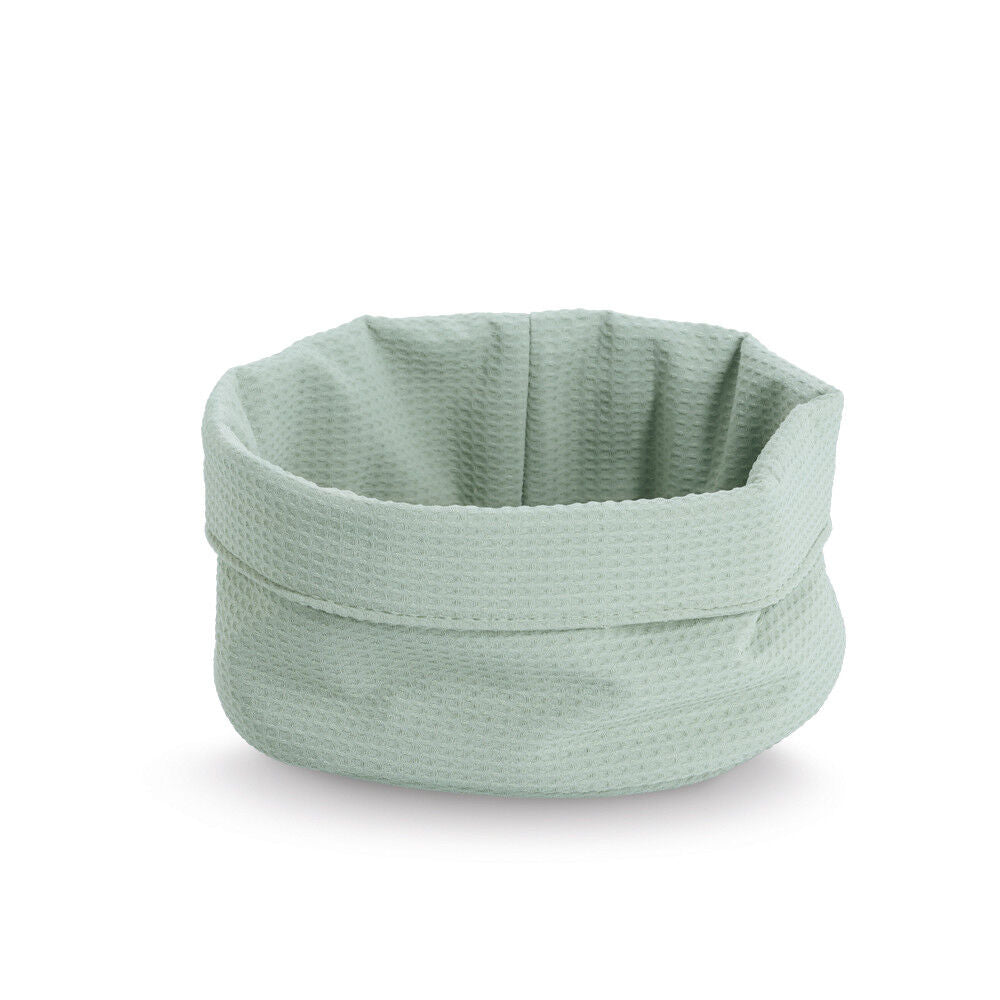 ZELLER Aufbewahrungskorb Waffelpiqué, Polyester / Korb