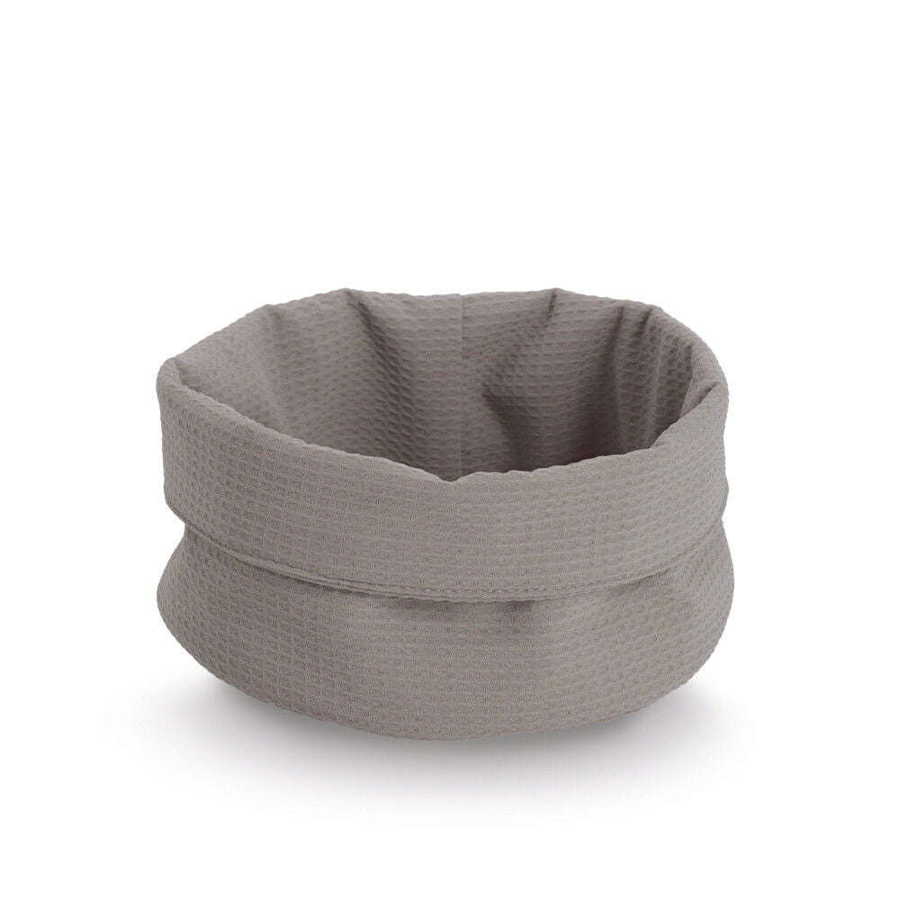 ZELLER Aufbewahrungskorb Waffelpiqué, Polyester / Korb