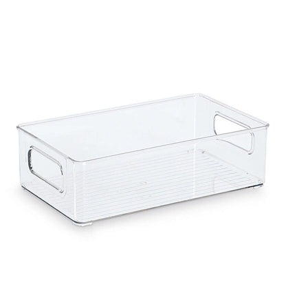 ZELLER 14750 Aufbewahrungsbox 25,5 x 15 x 7,6 cm, Kunststoff / Kunststoffbox
