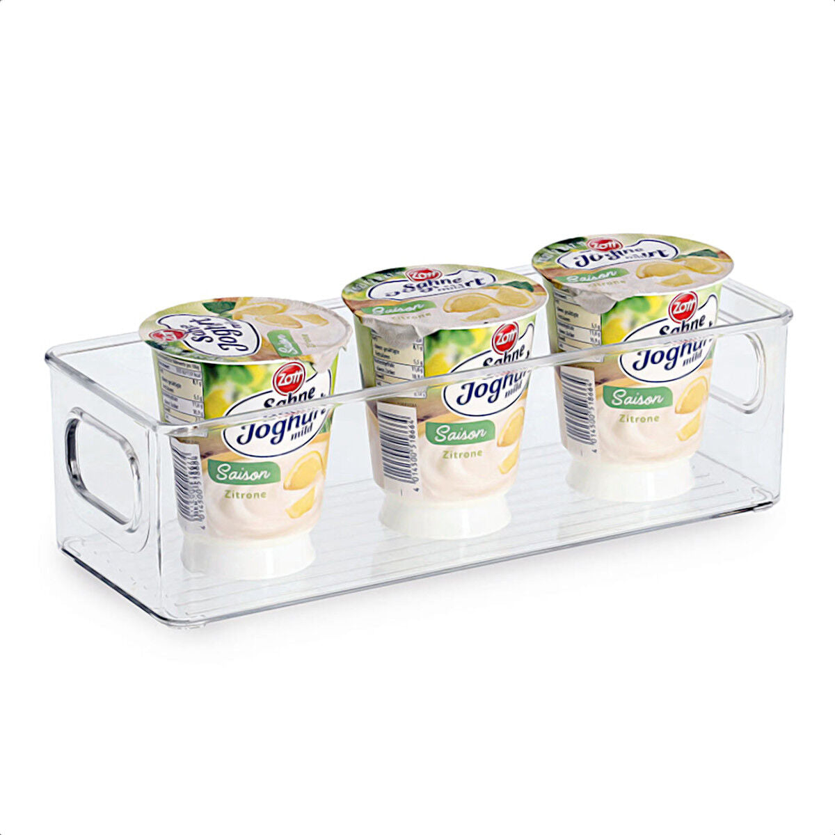 10er SET ZELLER 14751 Aufbewahrungsbox 25,5 x 9,5 x 7,6 cm, Kunststoff / Kunststoffbox